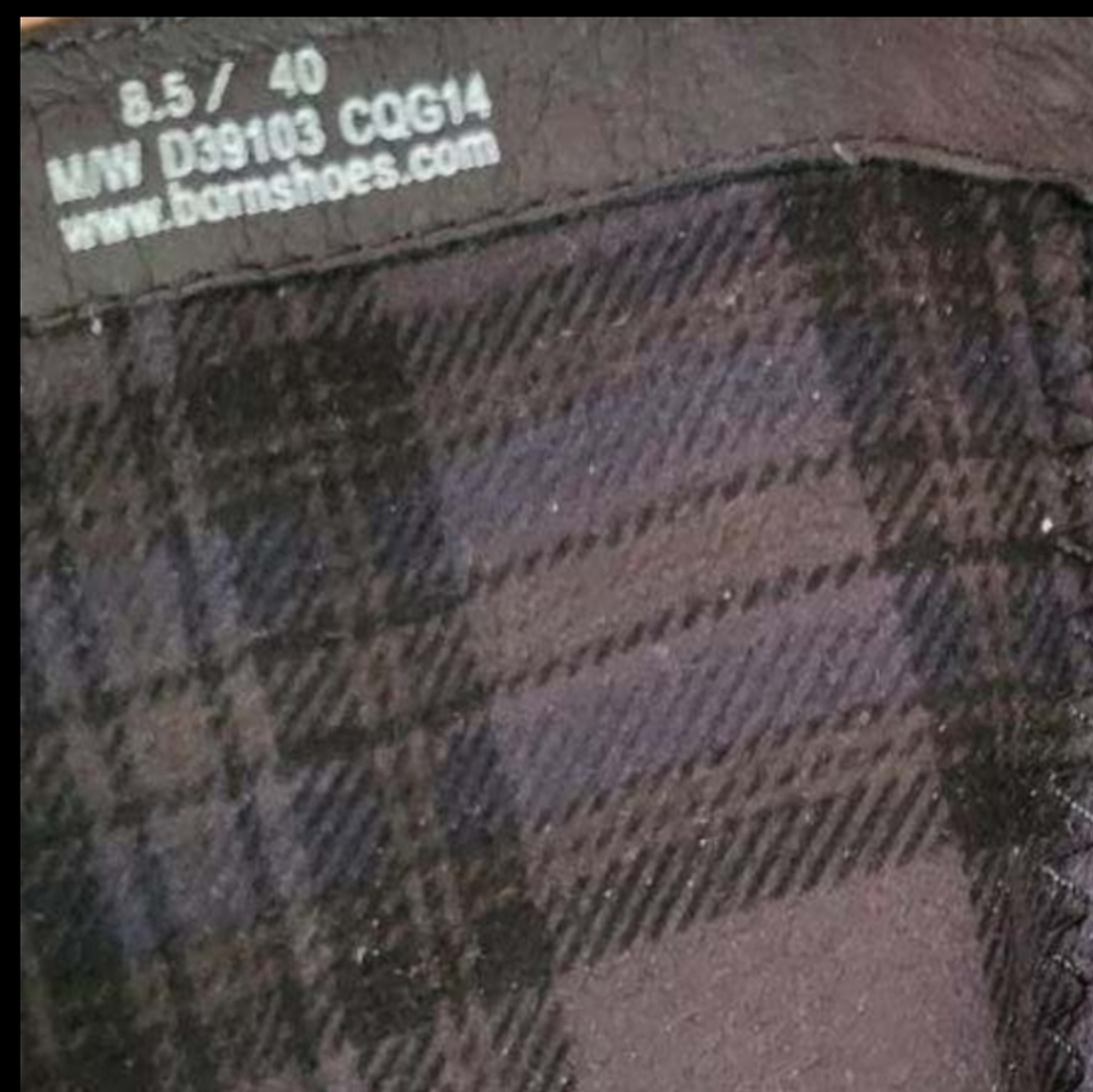 Born Lined Leather Jonsi Black Tall Riding Equestrian Ranch Boot Women 8.5 40 - Picture 11 of 11